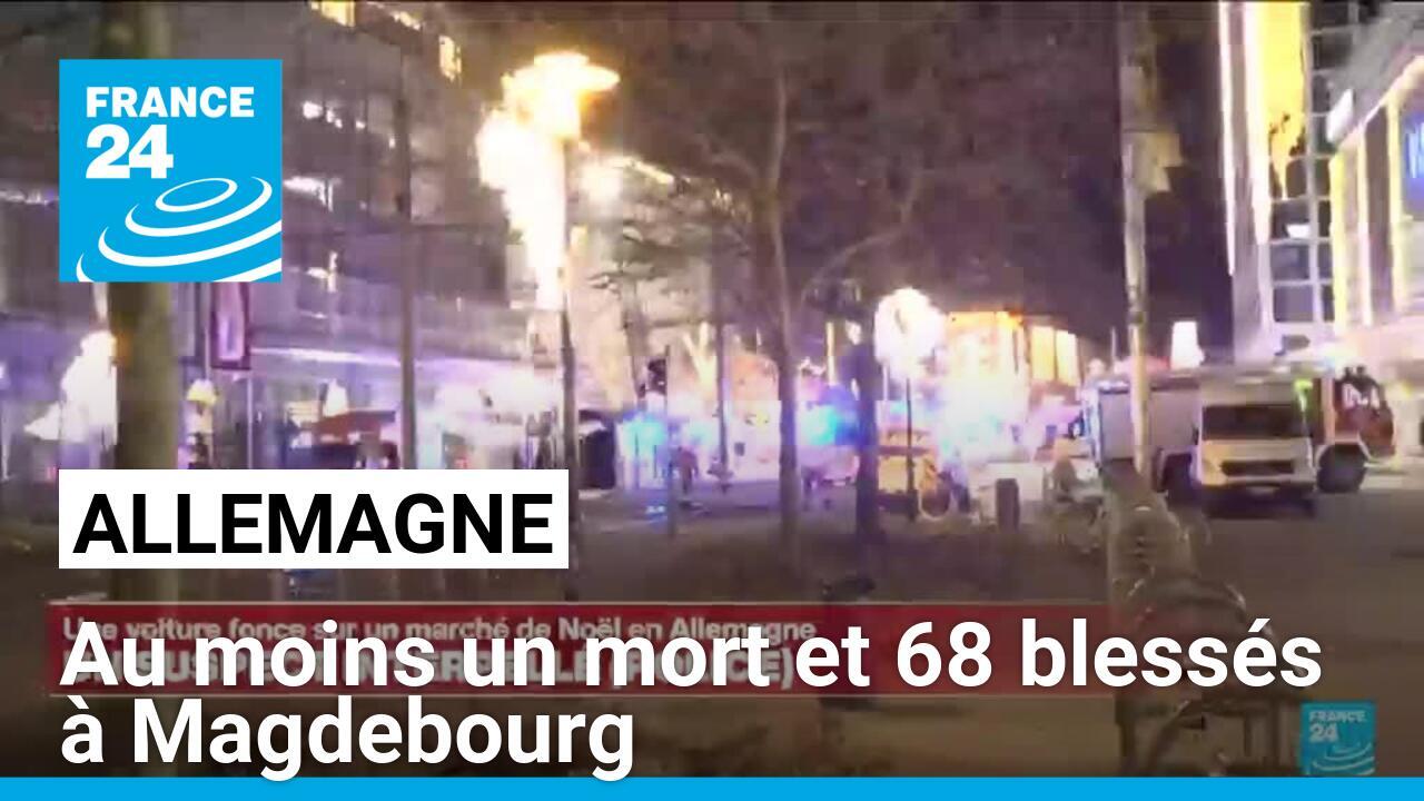 Allemagne : probable attentat à la voiture-bélier sur un marché de Noël de Magdebourg