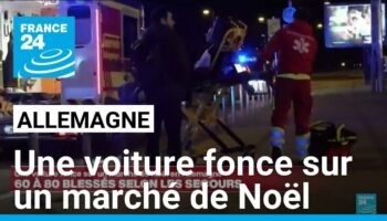 Une voiture fonce sur un marché de Noël à Magdebourg en Allemagne