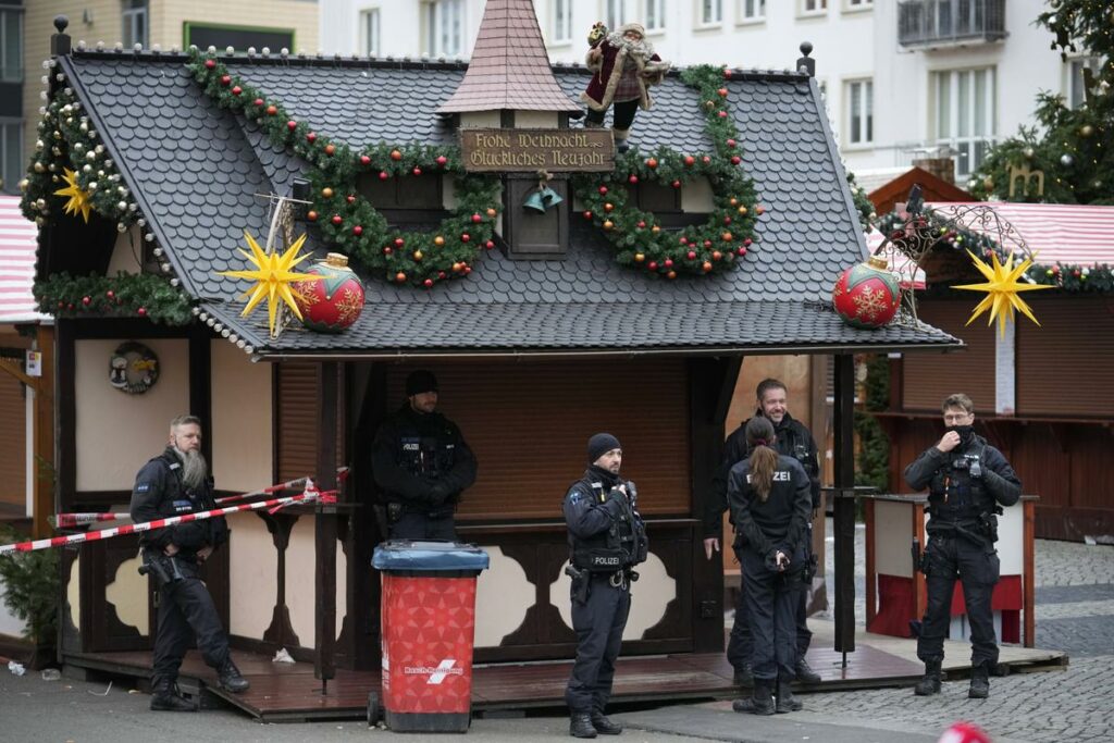 Attaque sur un marché de Noël en Allemagne : le bilan monte à 5 morts et plus de 200 blessés, Scholz dénonce un « acte terrible » et « fou »