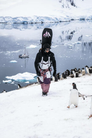 Du ski sur les icebergs de l’Antarctique