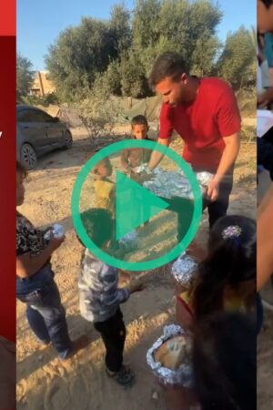 À Gaza, Hamada Shaqoura, blogueur food palestinien, résiste en nourrissant les enfants gazaouis