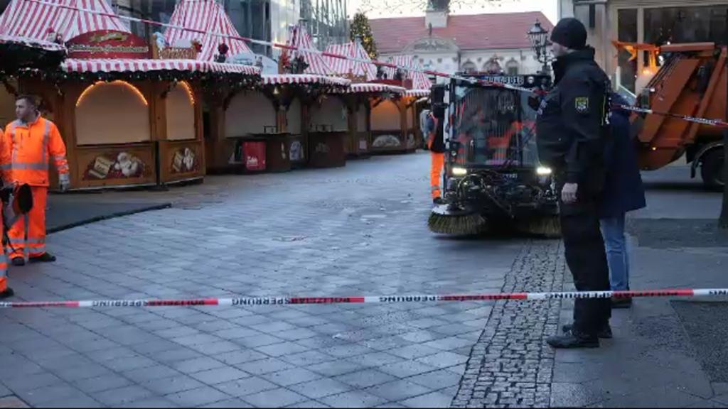 Grief, anger and fear in Magdeburg as authorities seek answers on Christmas market attack suspect