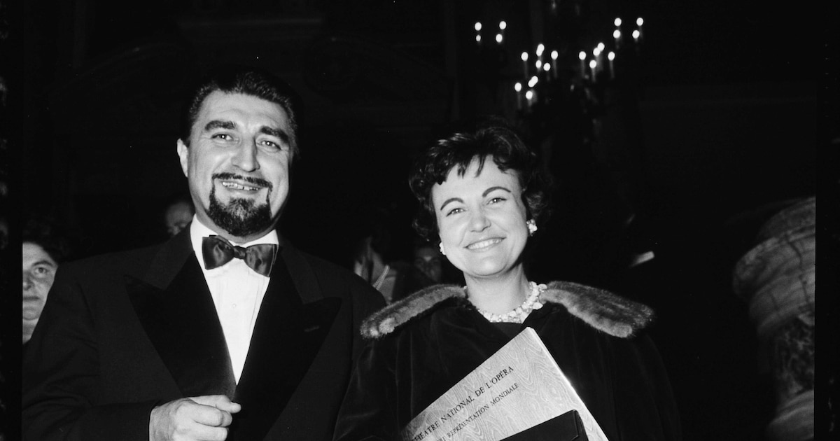 Harris Puisais à l'avant-première des "Amours célèbres" à l'Opéra en 1961