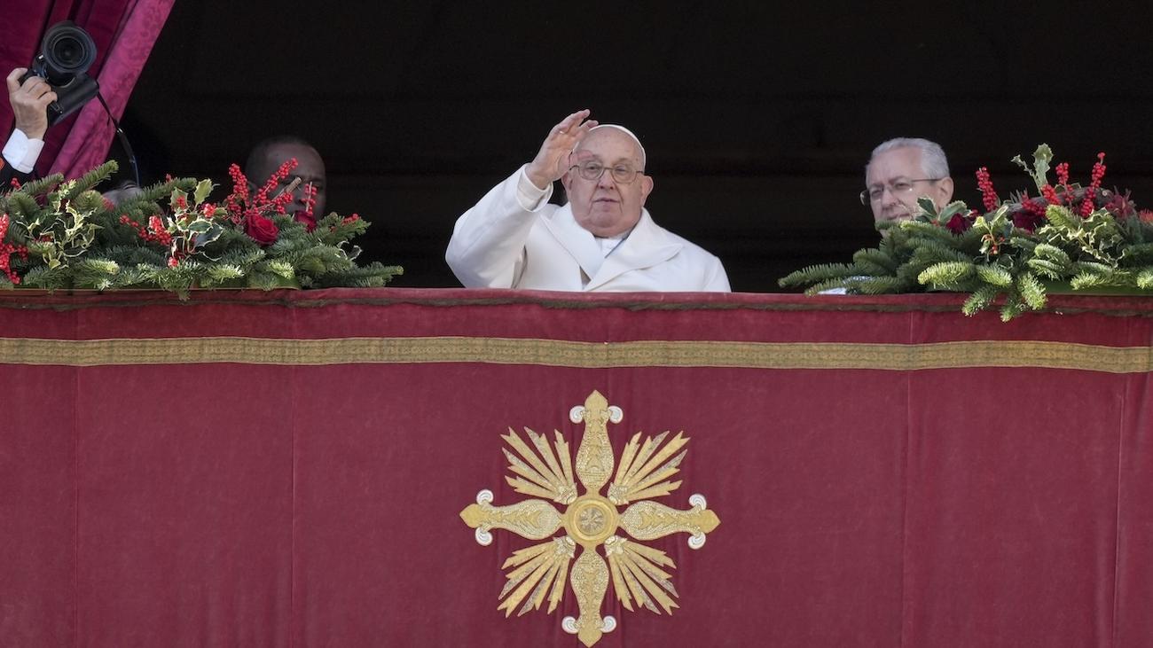 Weihnachtsansprache: Papst ruft zu weltweitem Frieden auf