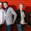 Gavin and Stacey,Smithy (JAMES CORDEN), Gavin (MATHEW HORNE), Stacey (JOANNA PAGE), Nessa (RUTH JONES),Image from series one - 2007,Baby Cow Productions,Neil Bennett