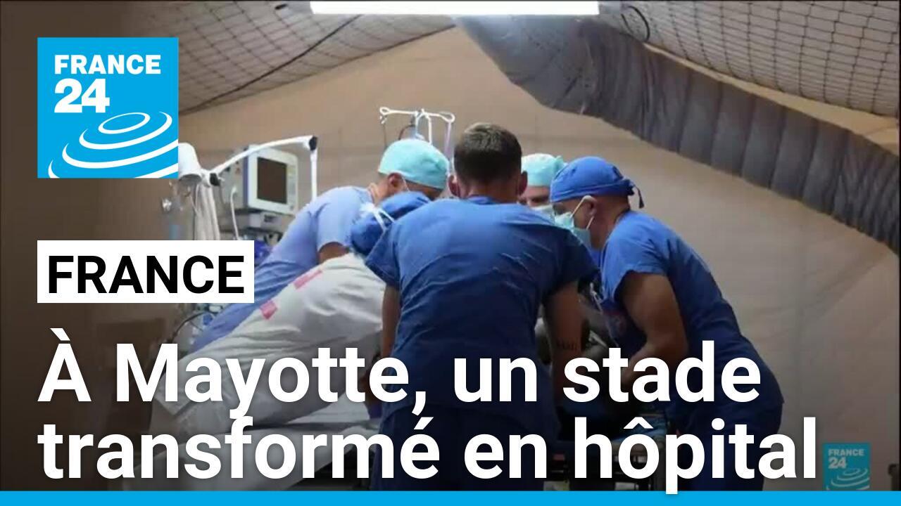 Mayotte : un stade transformé en hôpital tandis que les habitant attendent davantage d'aide