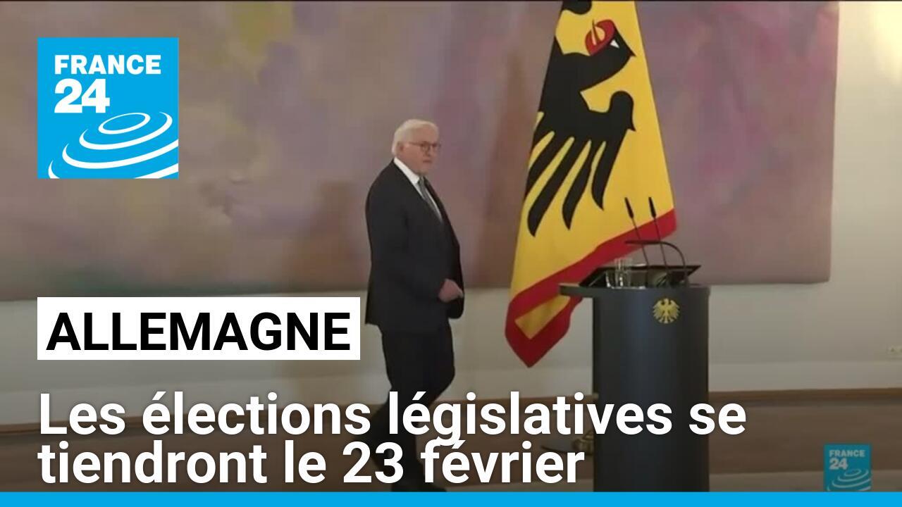 Allemagne : les élections législatives se tiendront le 23 février