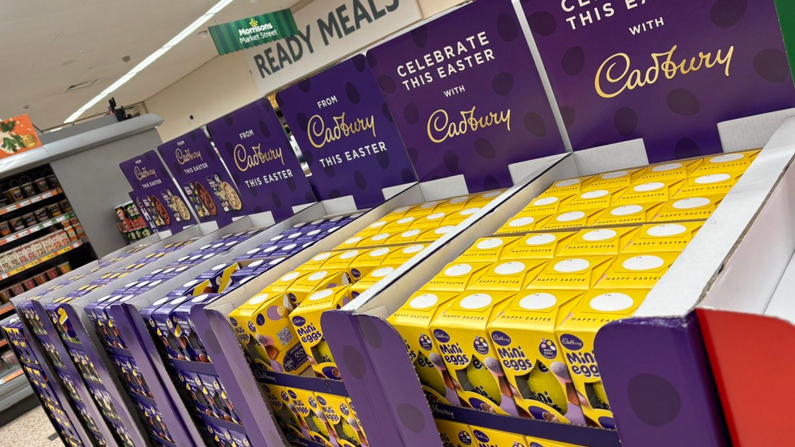 Easter eggs have already appeared in Morrisons, Chippenham. Pic: Mike Chalmers/PA