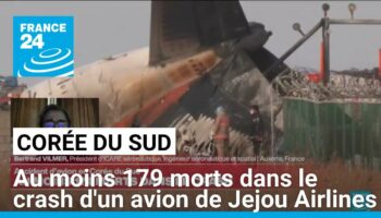 Corée du Sud : au moins 179 morts dans le crash d'un avion de la compagnie Jejou Airlines