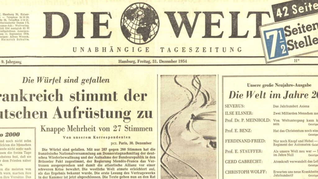 „Die Würfel sind gefallen“ – Warum der Westen zu Silvester 1954 kollektiv aufatmete