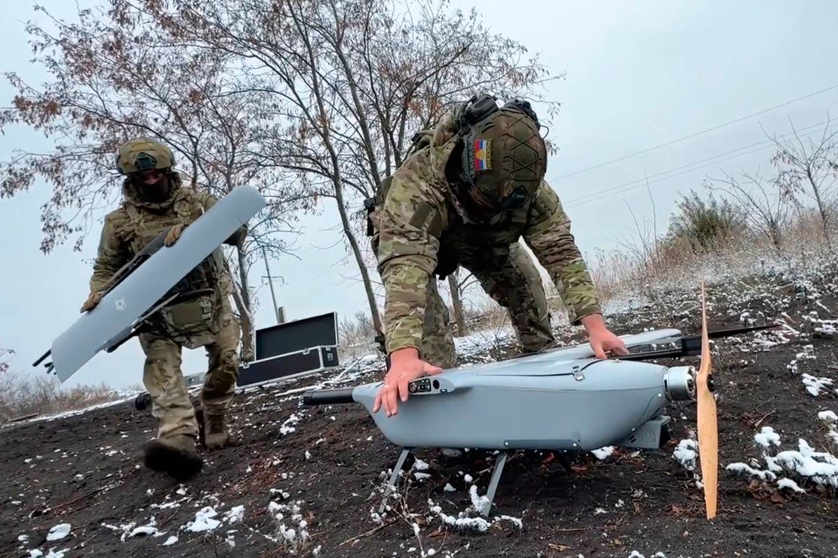 Ukraine-Russia war latest: Putin’s forces launch dozens of drones in latest aerial assault