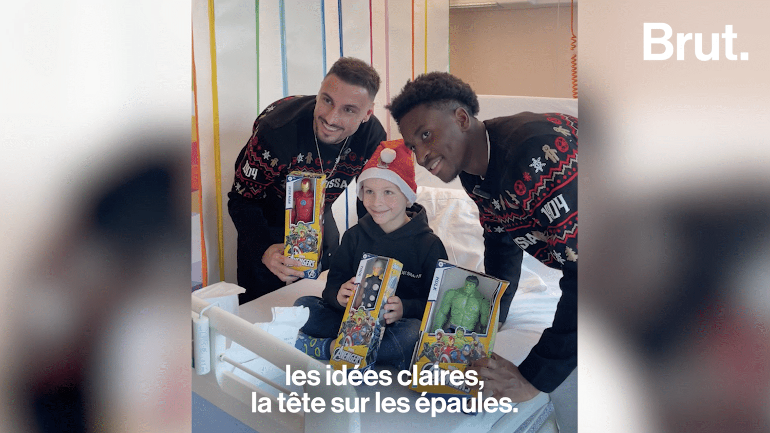 Noël à l'hôpital avec les joueurs de l'OGC Nice