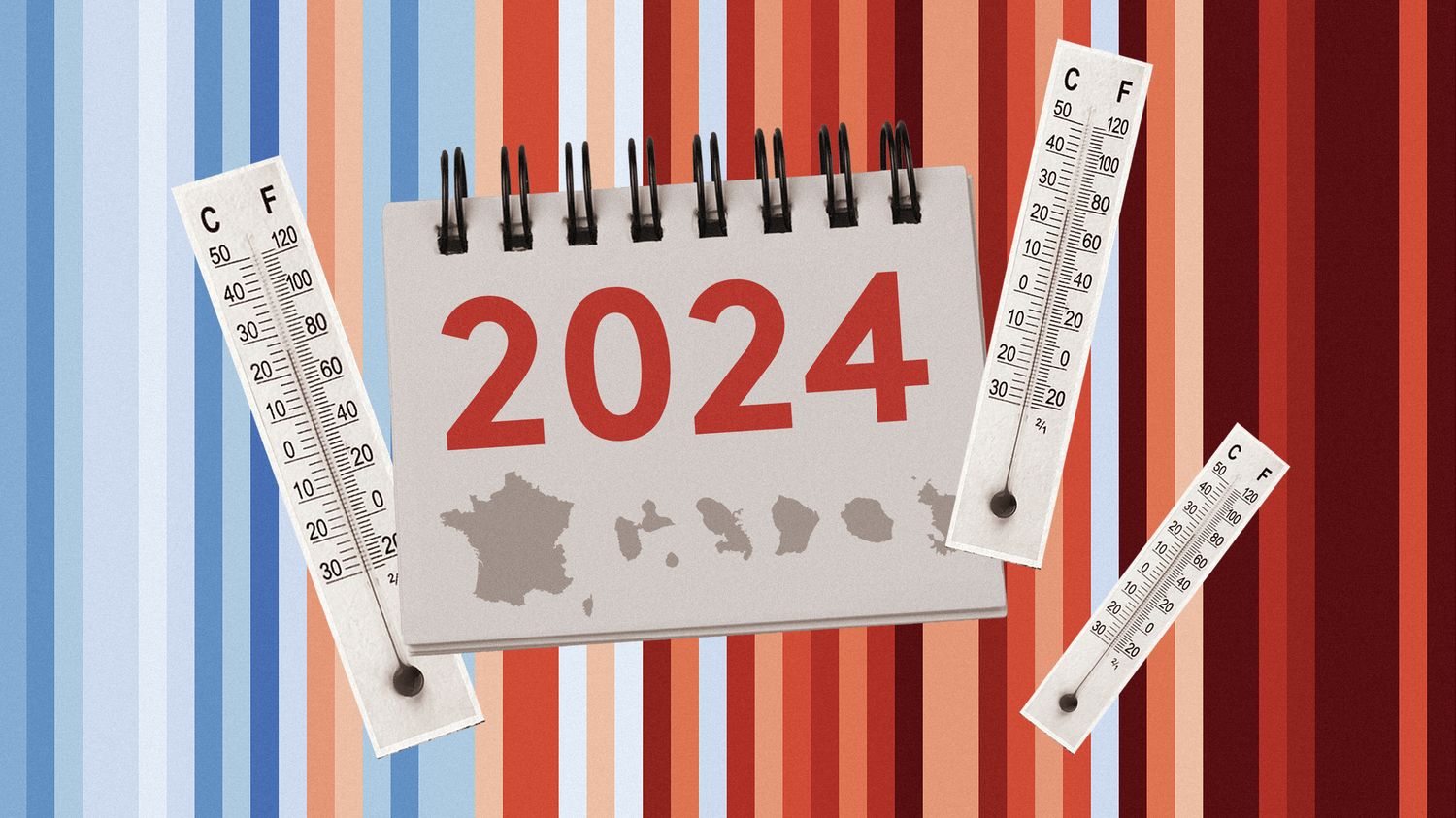 En 2024, 268 jours ont été plus chauds que par le passé en France, un chiffre souvent bien plus important dans les outre-mer