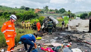 Al menos 37 muertos en un accidente de autobús en Brasil