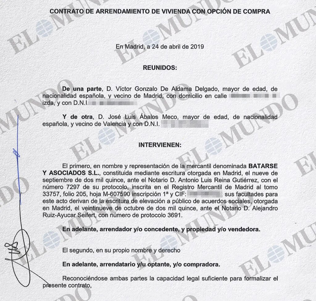 Aldama revela al Supremo que pactó con Ábalos regalarle un piso de 1,9 millones en la Castellana