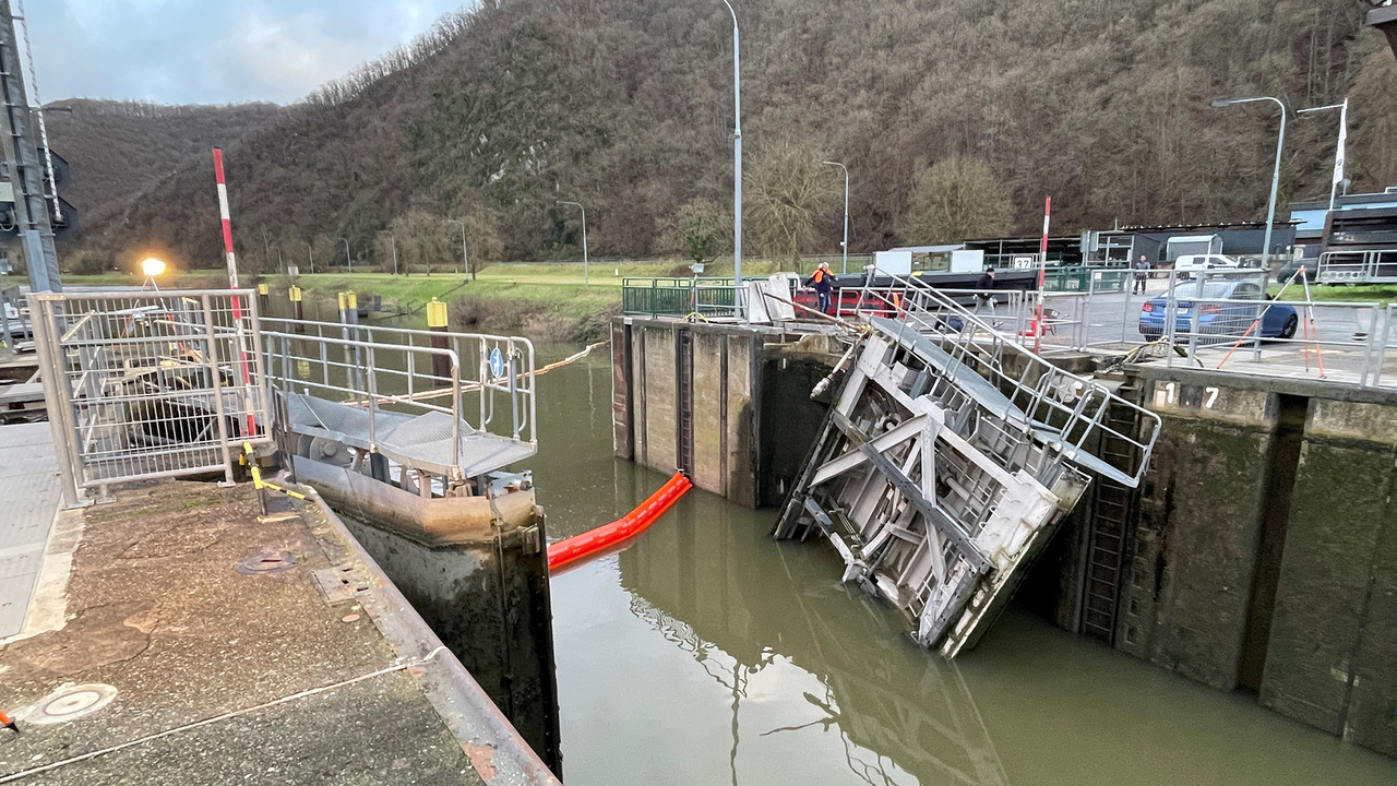 Allemagne: En route pour le Luxembourg, un bateau a foncé dans une écluse