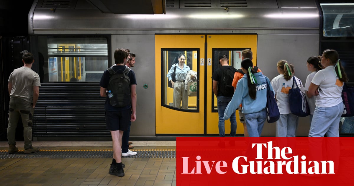 Australia news live: delays across Sydney rail network despite court order blocking industrial action