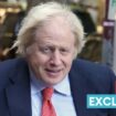 Boris Johnson losing signature blonde mop as unfortunate wind gust exposes receding hairline