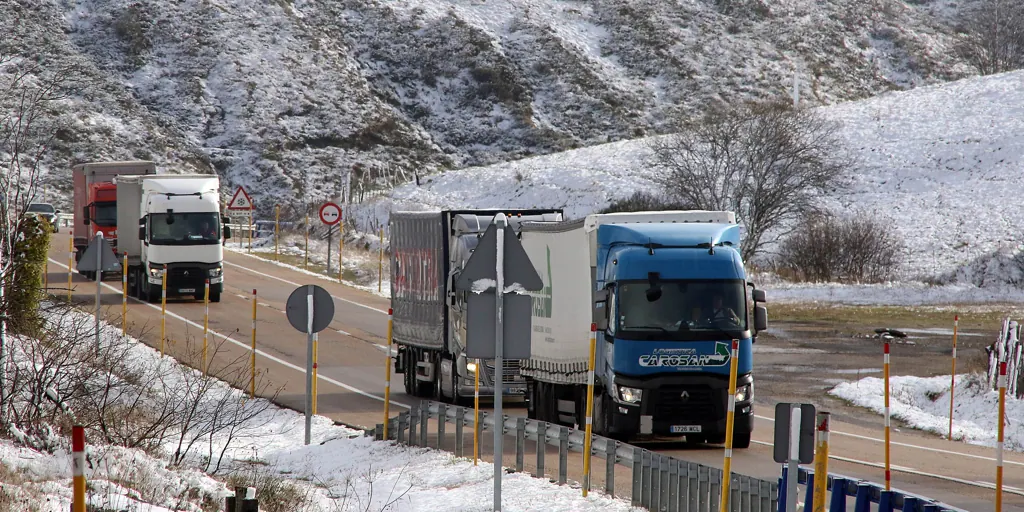 Castilla y León recibe las primeras nevadas de un temporal ártico