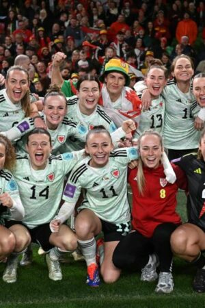 Celebrations as Wales make history qualifying for Euros