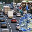 Christmas getaway warning as 85mph winds to batter UK: Millions of Brits race home to their families on busiest travel day of festive period with roads and airports already jam-packed