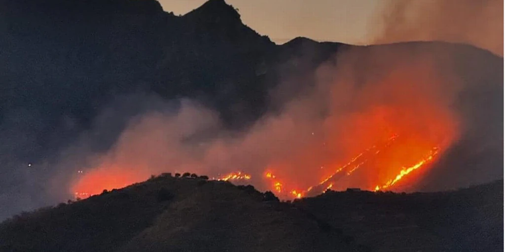 Detienen al presunto responsable del incendio que arrasó casi 600 hectáreas en Almuñécar