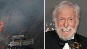 Dick Van Dyke evacuated from his home during horrifying Malibu wildfires