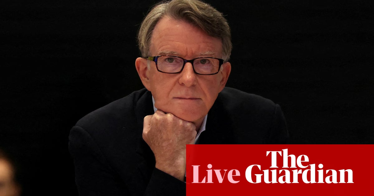 Diplomats welcome Peter Mandelson’s expected appointment as next ambassador to US – UK politics live