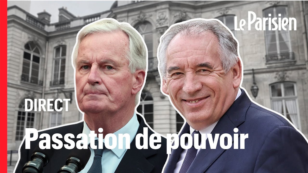 🔴 EN DIRECT - François Bayrou nommé Premier ministre, suivez la passation de pouvoir