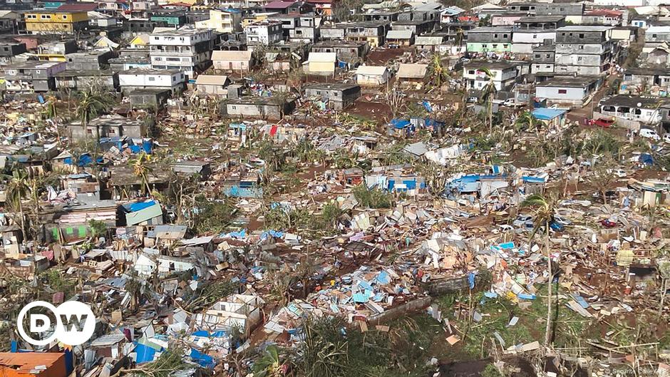 Emmanuel Macron vows to visit cyclone-hit Mayotte