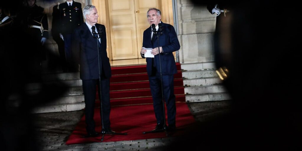 En direct, nouveau premier ministre : François Bayrou a mené des consultations ; Jordan Bardella déclare que le premier ministre est « sous surveillance » du Parlement et du RN