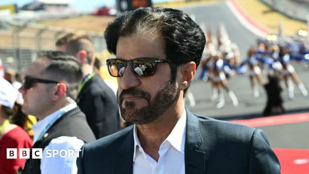 Mohammed Ben Sulayem wearing subglasses