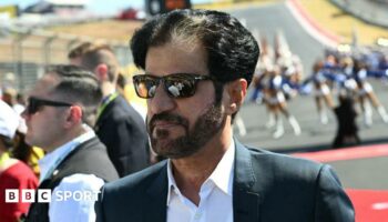 Mohammed Ben Sulayem wearing subglasses