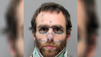 Face tattoo killer gets 100 years in prison for two-state spree of violence