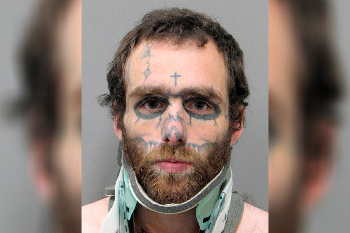 Face tattoo killer gets 100 years in prison for two-state spree of violence