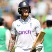 England captain Ben Stokes walks off after being dismissed