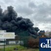 Firefighters tackle huge blaze at industrial estate in West Lothian