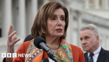 Former US House speaker Nancy Pelosi in hospital after injury on overseas trip