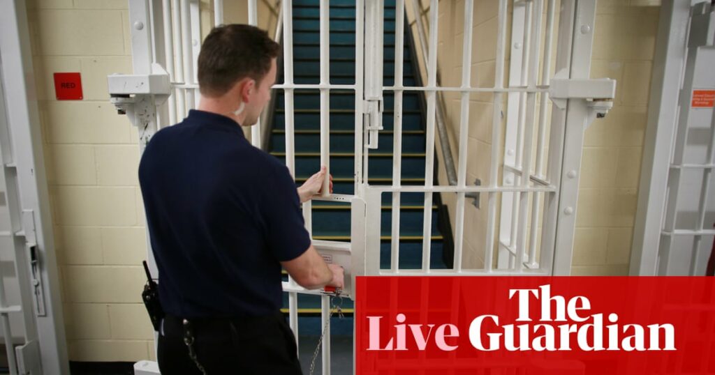 Four new prisons to be built but space could still run out, minister warns – UK politics live