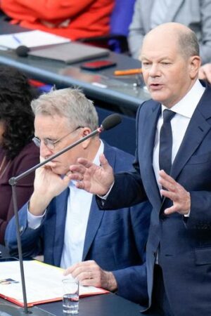 Fragestunde im Bundestag: Kanzler Scholz im Wahlkampfmodus