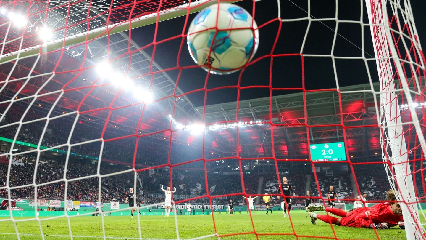 Traumtore gab es beim 3:0 im Pokal von RB Leipzig gegen Eintracht Frankfurt. Am Sonntag kommt es zum erneuten Aufeinandertreffen