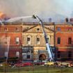 Grand plans to spend £63million on maintaining the fire-wrecked look for a Grade I listed mansion rather than restoring a 'great jewel of British architecture' is blasted as an 'act of barbarianism'