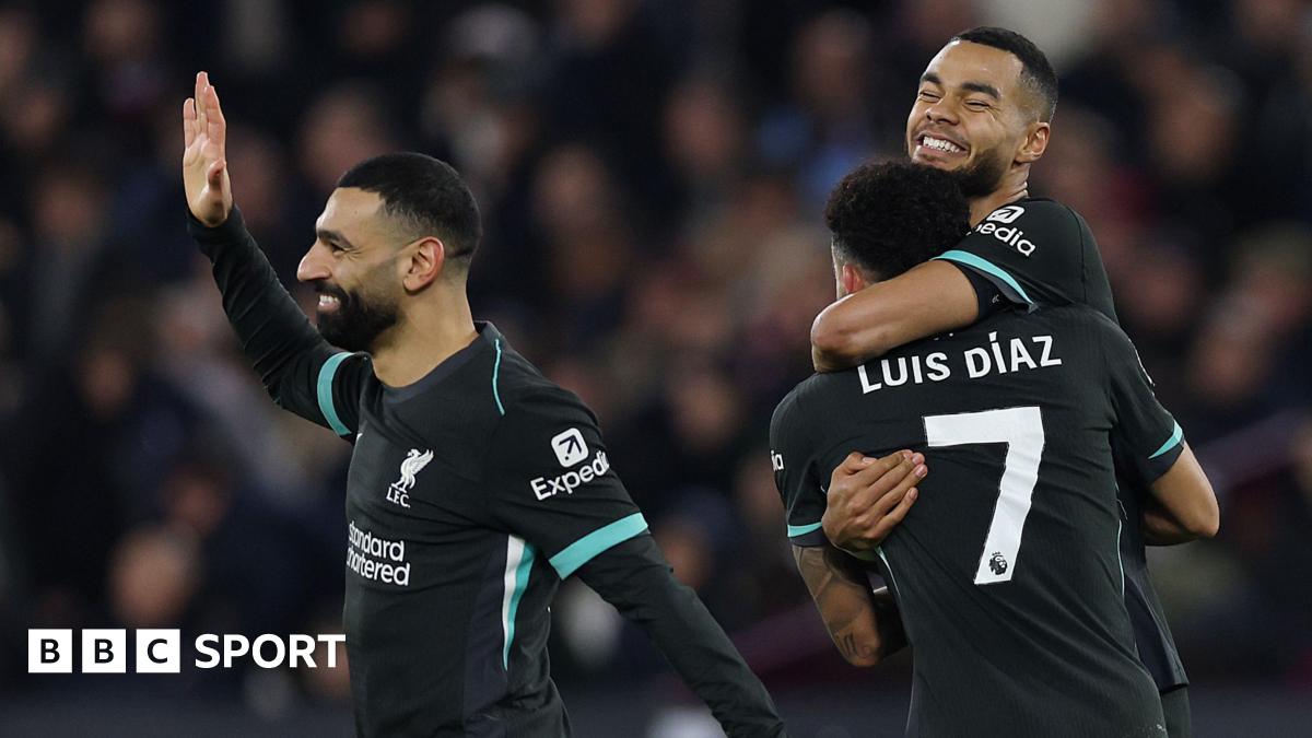 Mohamed Salah, Luis Diaz and Cody Gakpo