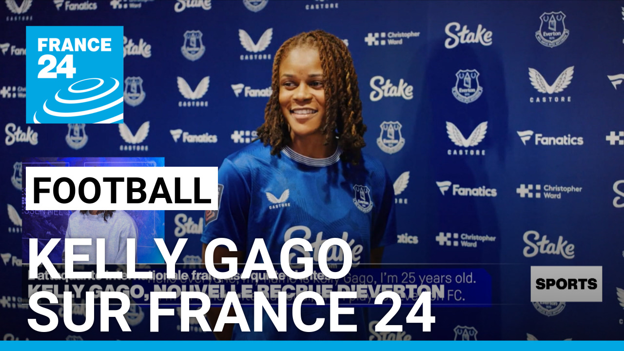 Kelly Gago, l'attaquante de l'Equipe France et recrue d'Everton sur France 24