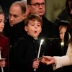 Weihnachten 2023: Prinzessin Kate mit Charlotte und Louis bei einem Gottesdienst in der Westminster Abbey