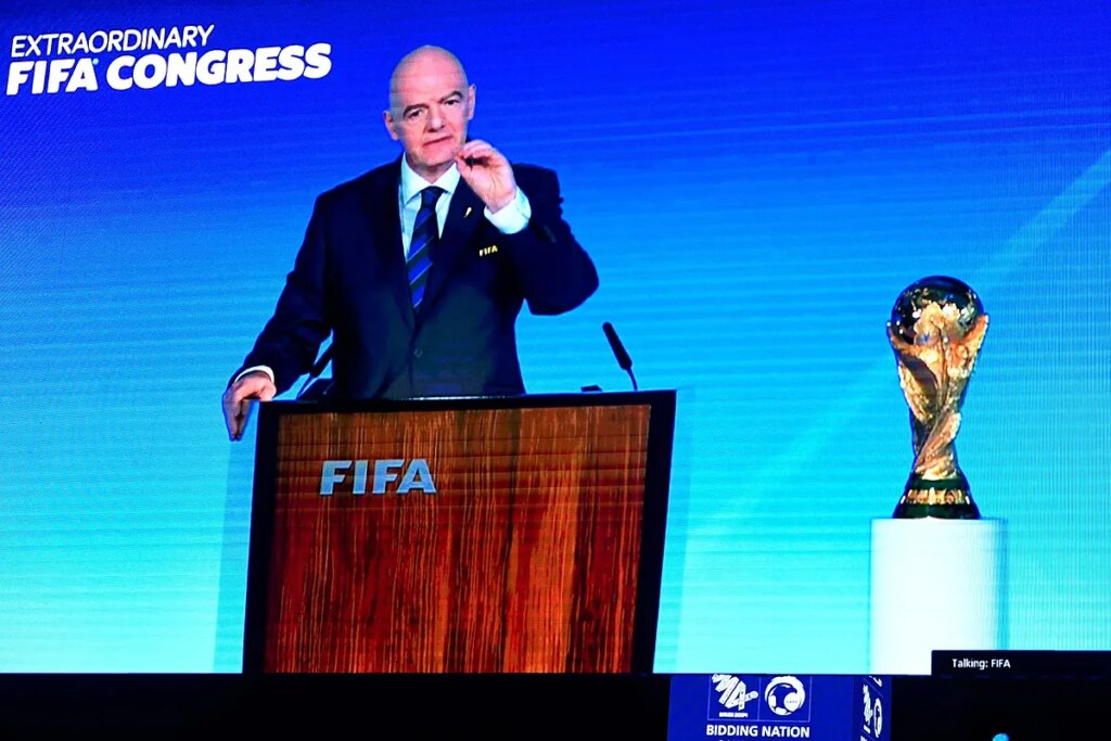 La FIFA hace oficial la concesión del Mundial 2030 por aclamación a España, Portugal y Marruecos