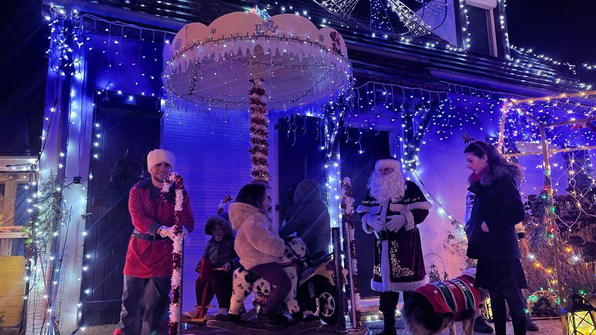 « Le vrai Père Noël est à la maison illuminée » : à Forges-les-Bains, Hervé et Baptiste font rêver les enfants