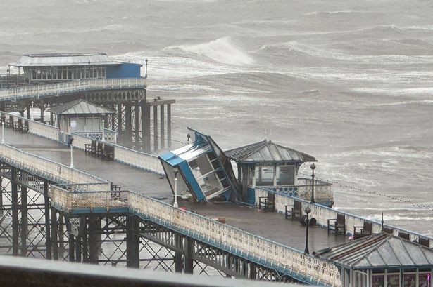 Llandudno Pier boss says 'miracle' if it survives next few hours of Storm Darragh