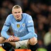 Manchester City striker Erling Haaland has scored one goal in his last six games