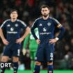 Manchester United skipper Bruno Fernandes (right) and defender Harry Maguire looking dejected during the 2-0 defeat at Arsenal